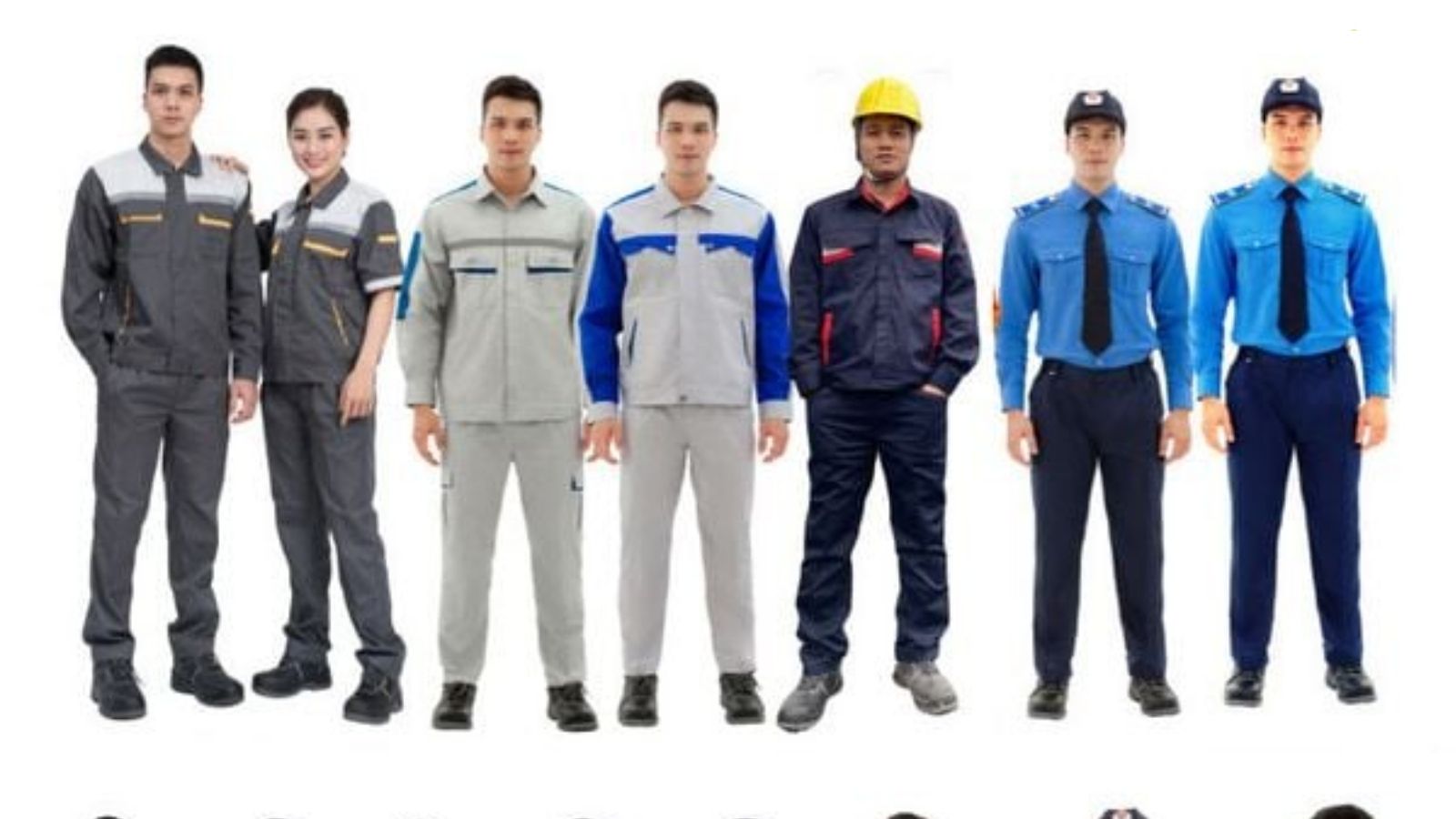 Mẫu đồng phục bảo hộ lao động kỹ sư bằng vải Kaki Pangrim cao cấp của DeCharme