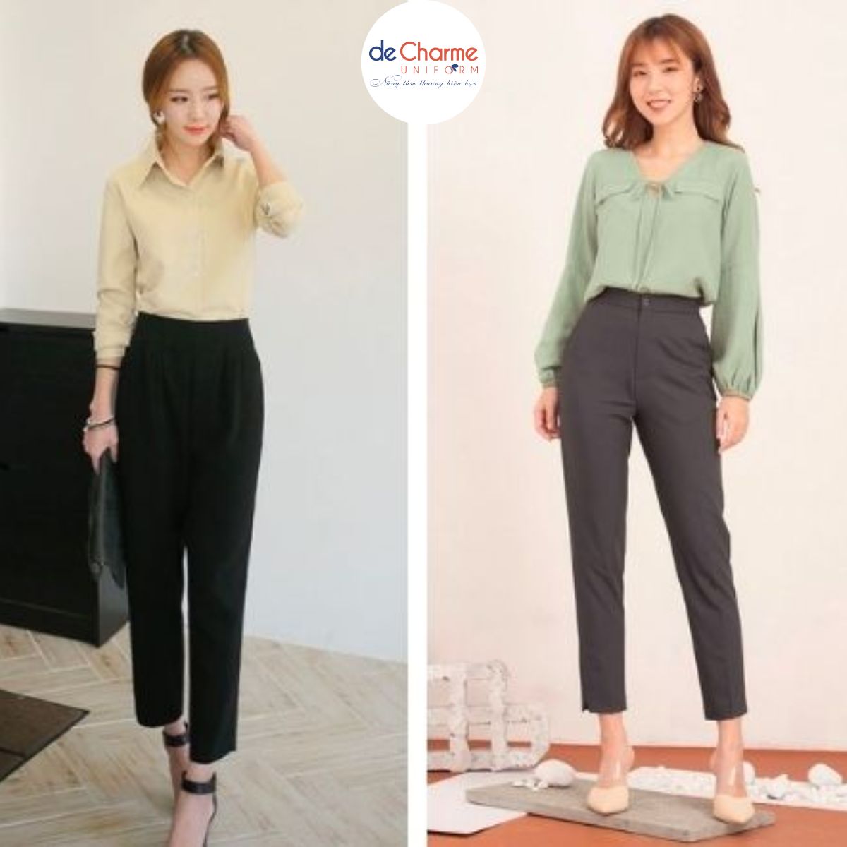 outfit mùa hè cho nàng công sở