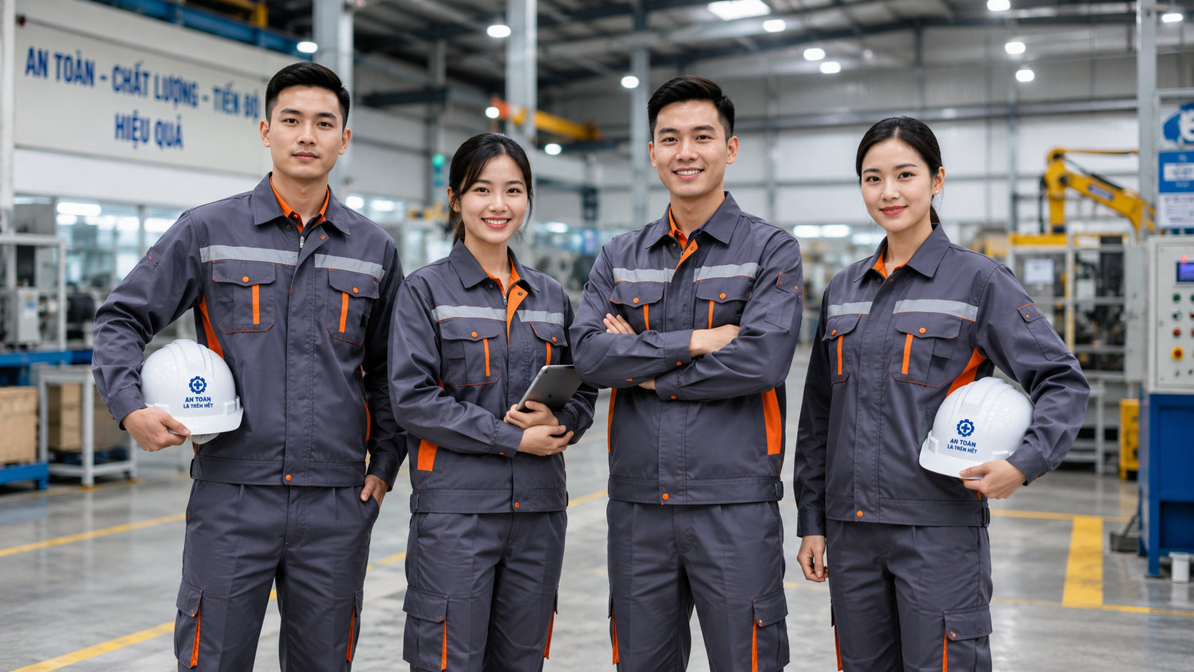 Xưởng may đồ bảo hộ nhà máy đẹp, bền, giá tốt 2026 DeCharme