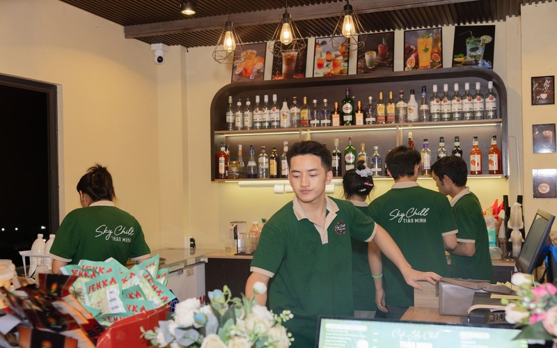 Đồng phục quán cafe Sky Chill Thảo Minh