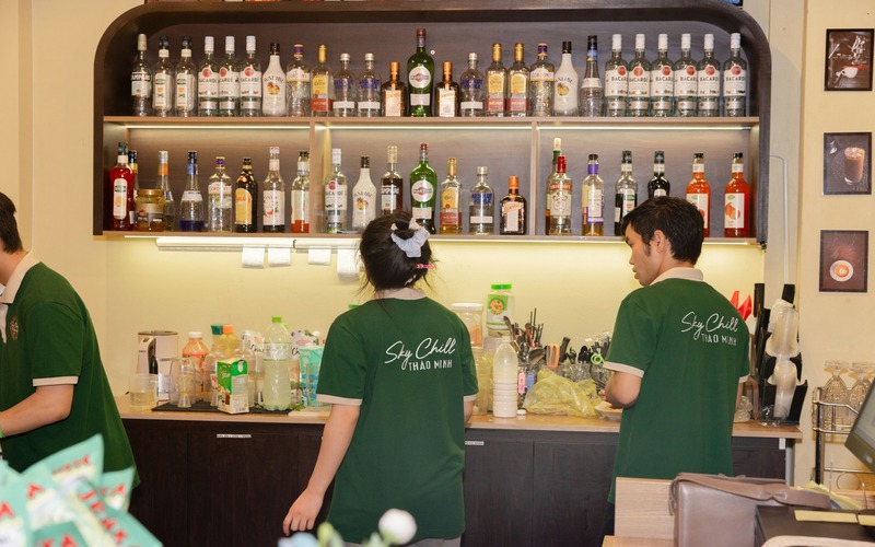 Đồng phục quán cafe Sky Chill Thảo Minh