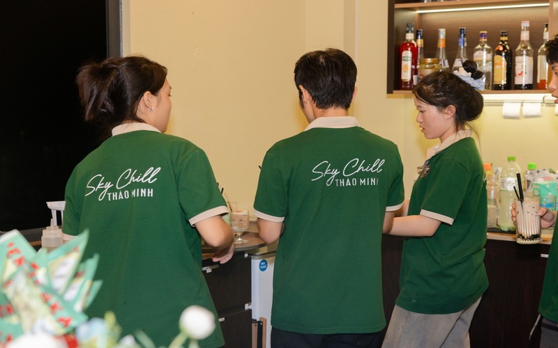 Đồng phục quán cafe Sky Chill Thảo Minh