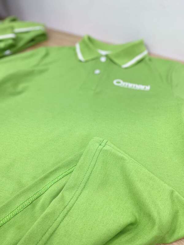 May Áo Đồng Phục Polo Cho Công Ty Sữa Thực Vật Ommani