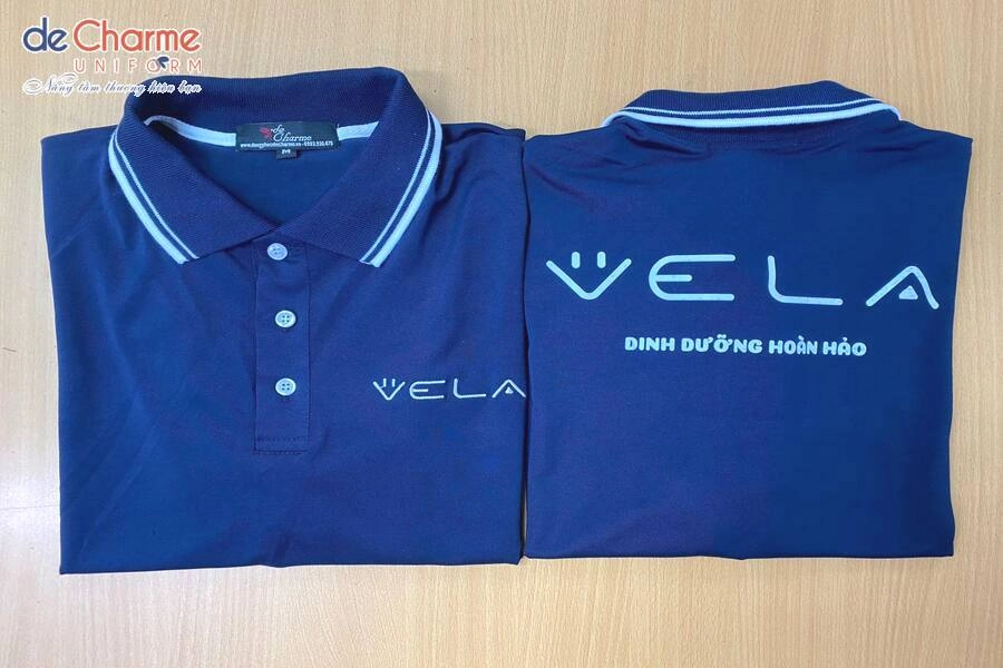 Áo đồng phục polo De Charme may cho Vela