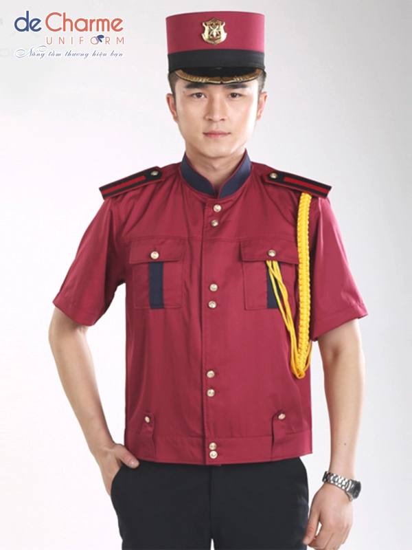 Mẫu đồng phục bellman ngắn tay