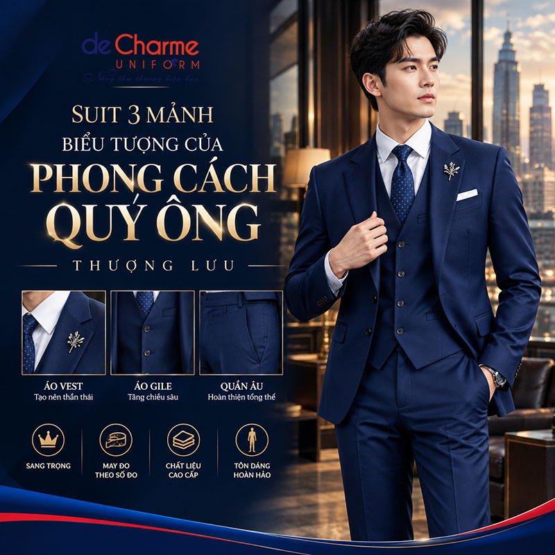 Suit 3 mảnh, biểu tượng của phong cách thượng lưu
