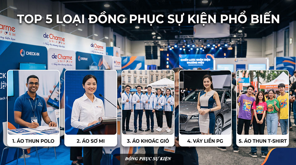 những loại đồng phục sự kiện phổ biến