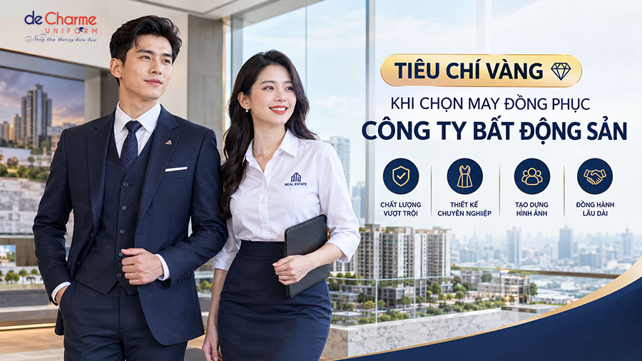 Tiêu Chí Chọn May Đồng Phục Công Ty Bất Động Sản