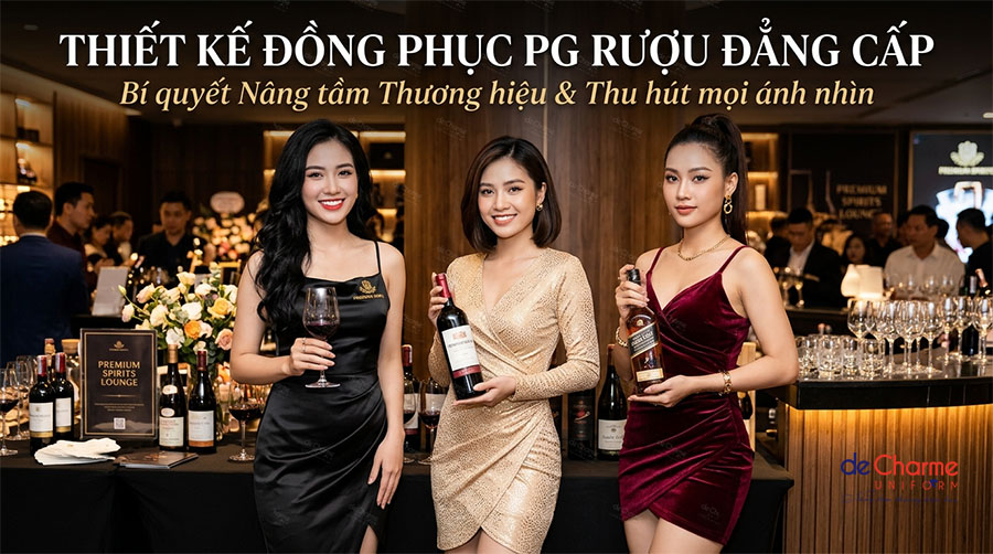 Đồng Phục PG Rượu Đẳng Cấp: Bí Quyết Nâng Tầm Thương Hiệu & Thu Hút Mọi Ánh Nhìn