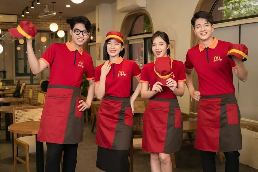 De Charme Uniform - May đồng phục nhân viên phục vụ uy tín 