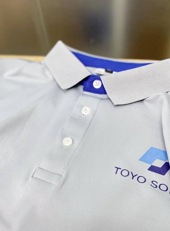 Áo đồng phục polo công ty Toyo Solar do De Charme sản xuất