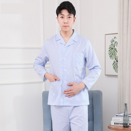 Áo bệnh nhân pijama