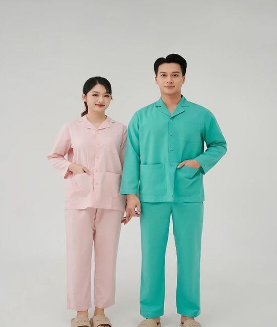 Đồng phục áo bệnh nhân pijama