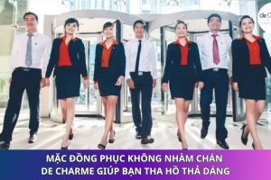 Mặc đồng phục không nhàm chán - De Charme giúp bạn tha hồ thả dáng