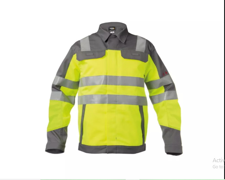Mẫu áo khoác bảo hộ phối neon - 04
