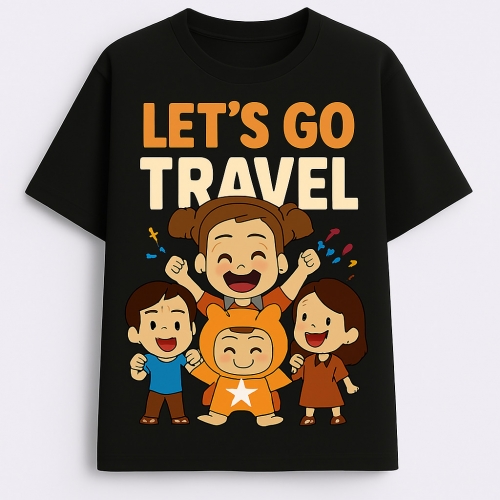 Áo Thun Đồng Phục Team Building Let's Go Travel